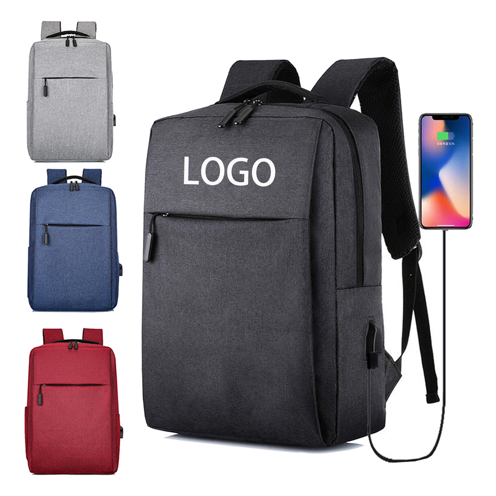 Casual Laptop Backpack With Usb Charging Port