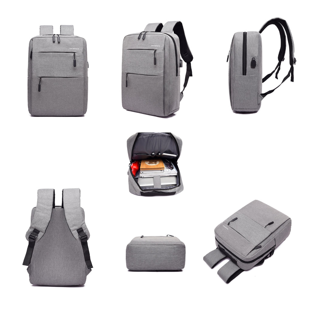 Customizable Laptop Backpack Luggage With USB Port