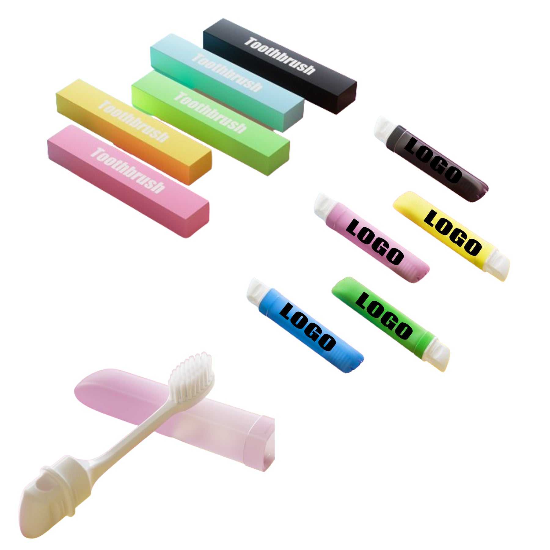 Portable Folding Soft Bristle Toothbrush