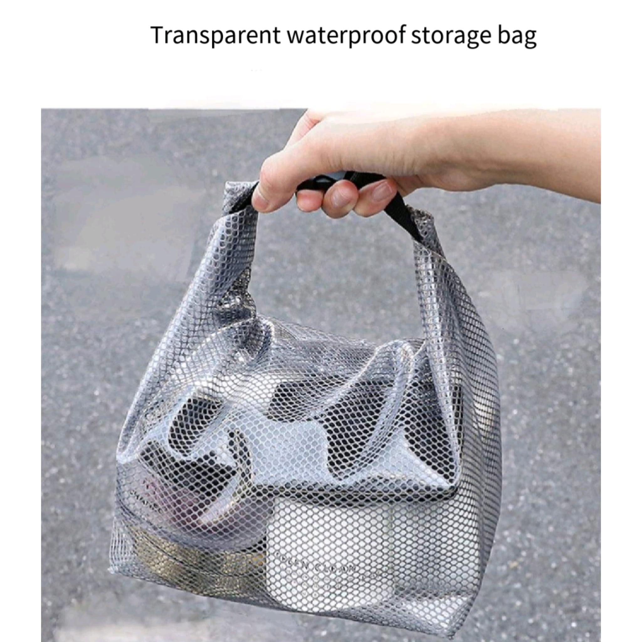 Waterproof Drawstring Pouch Large Capacity Travel Gym Swim