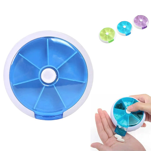 7 Compartment 7 Day Pill Storage Case