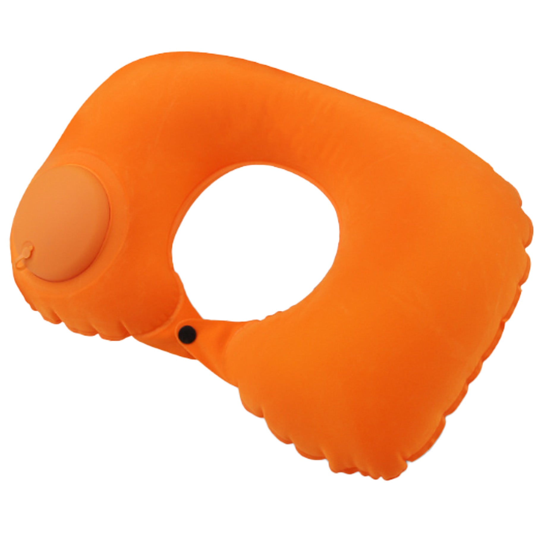 Inflatable Neck Care U-Shape Pillow Push Portable Travel