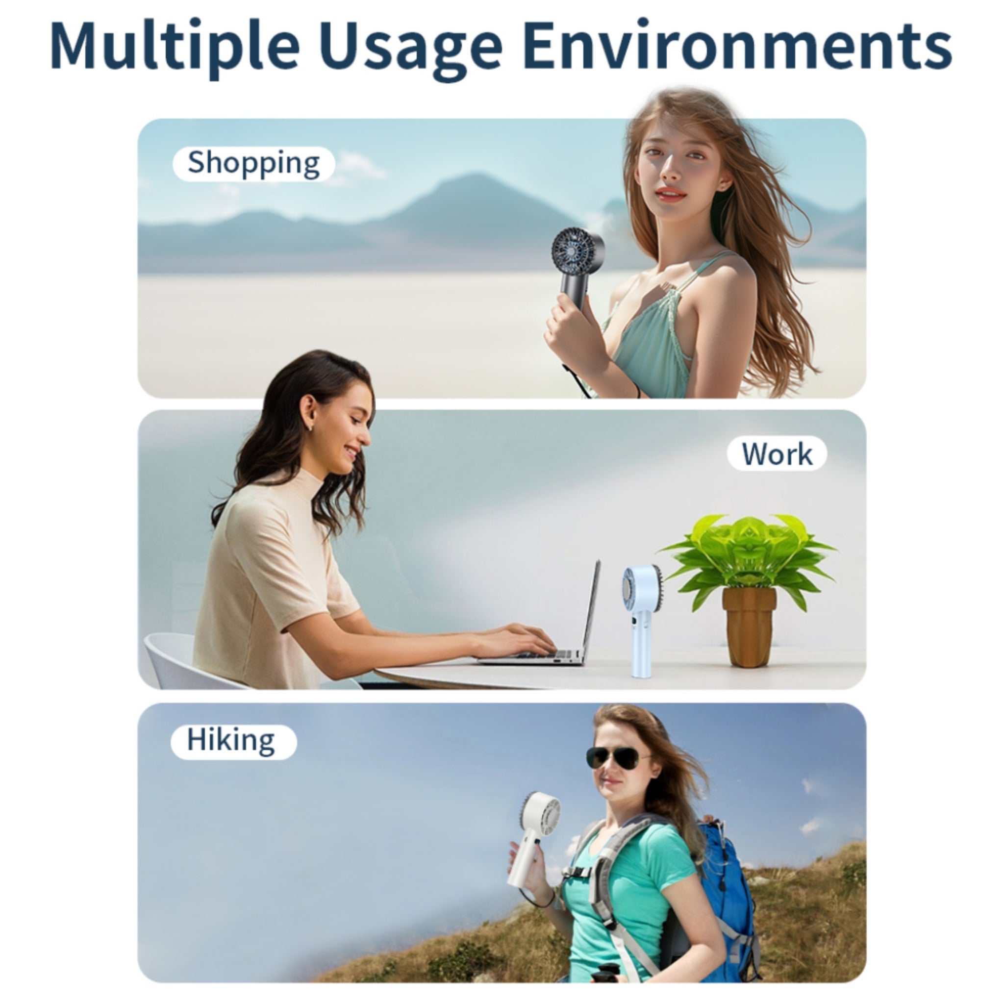 High - speed Cooling Handheld Fan