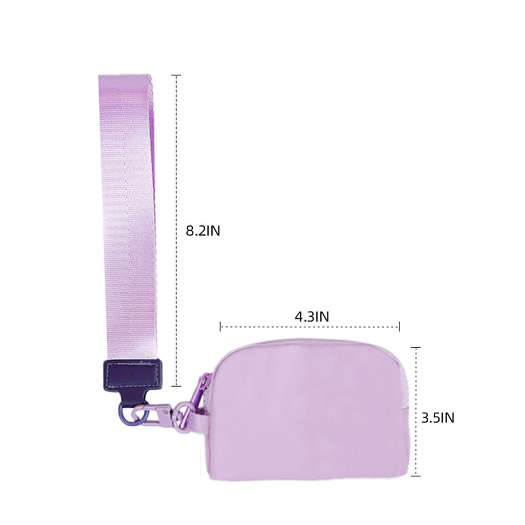 Fashion Wrist Strap And Two Colors Wrist Bag