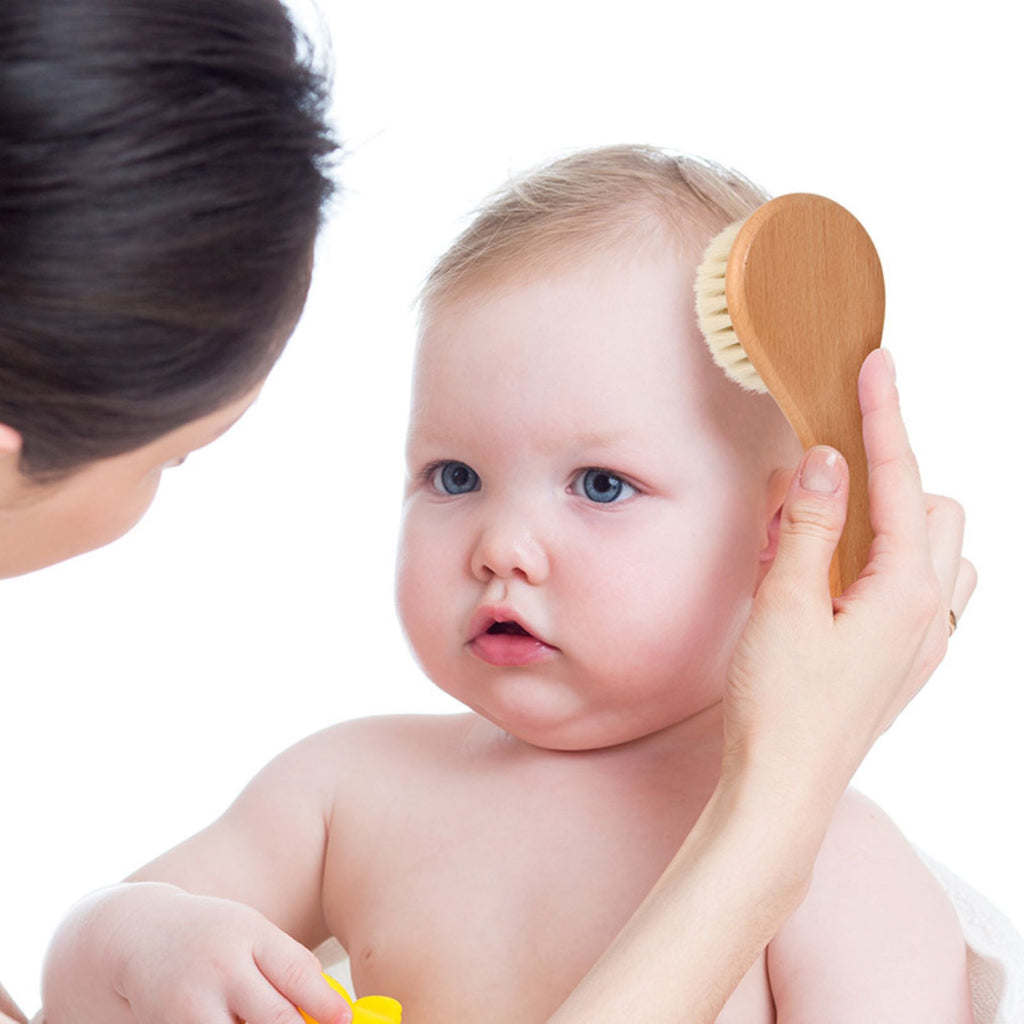 Baby Bathing Wool Brush
