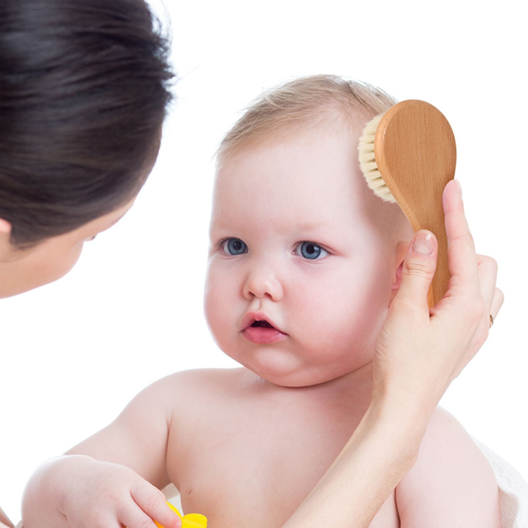 Baby Bathing Wool Brush