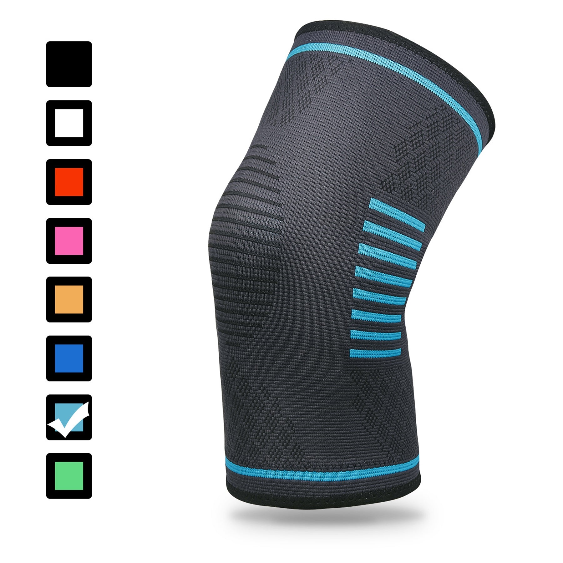 Knitted Nylon Sports Knee Pads For Men And Women