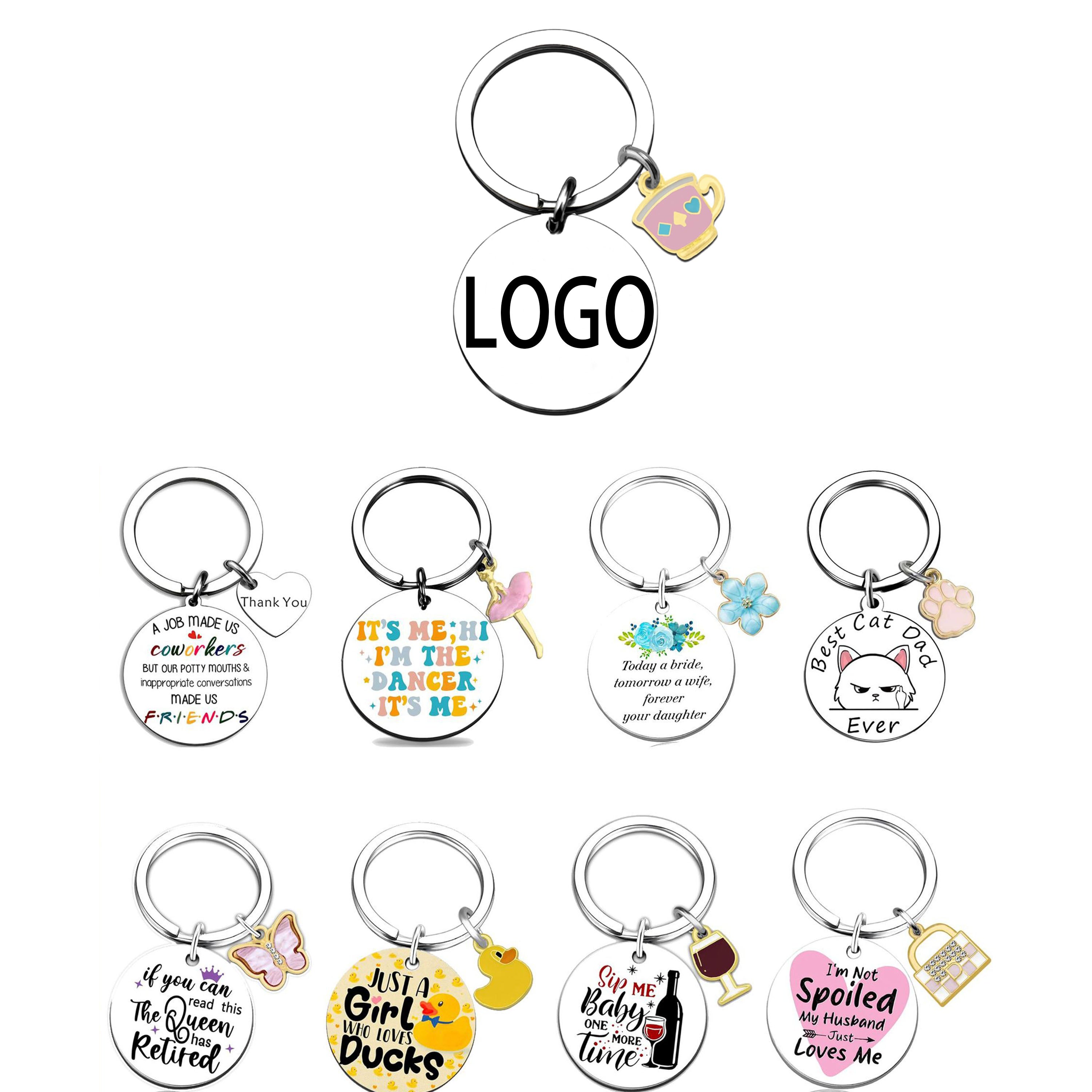 Stainless Steel Customizable Keychain