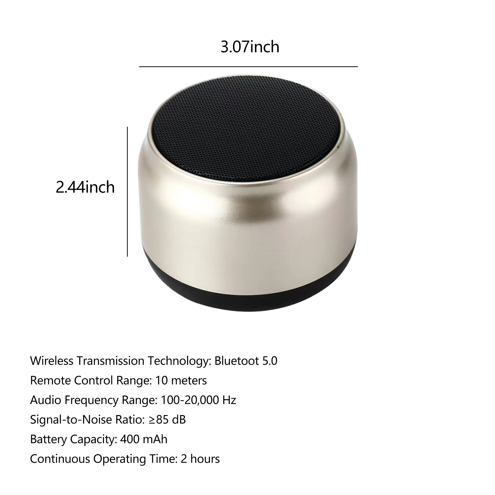 Portable Mini Wireless Speaker For Outdoor Activities