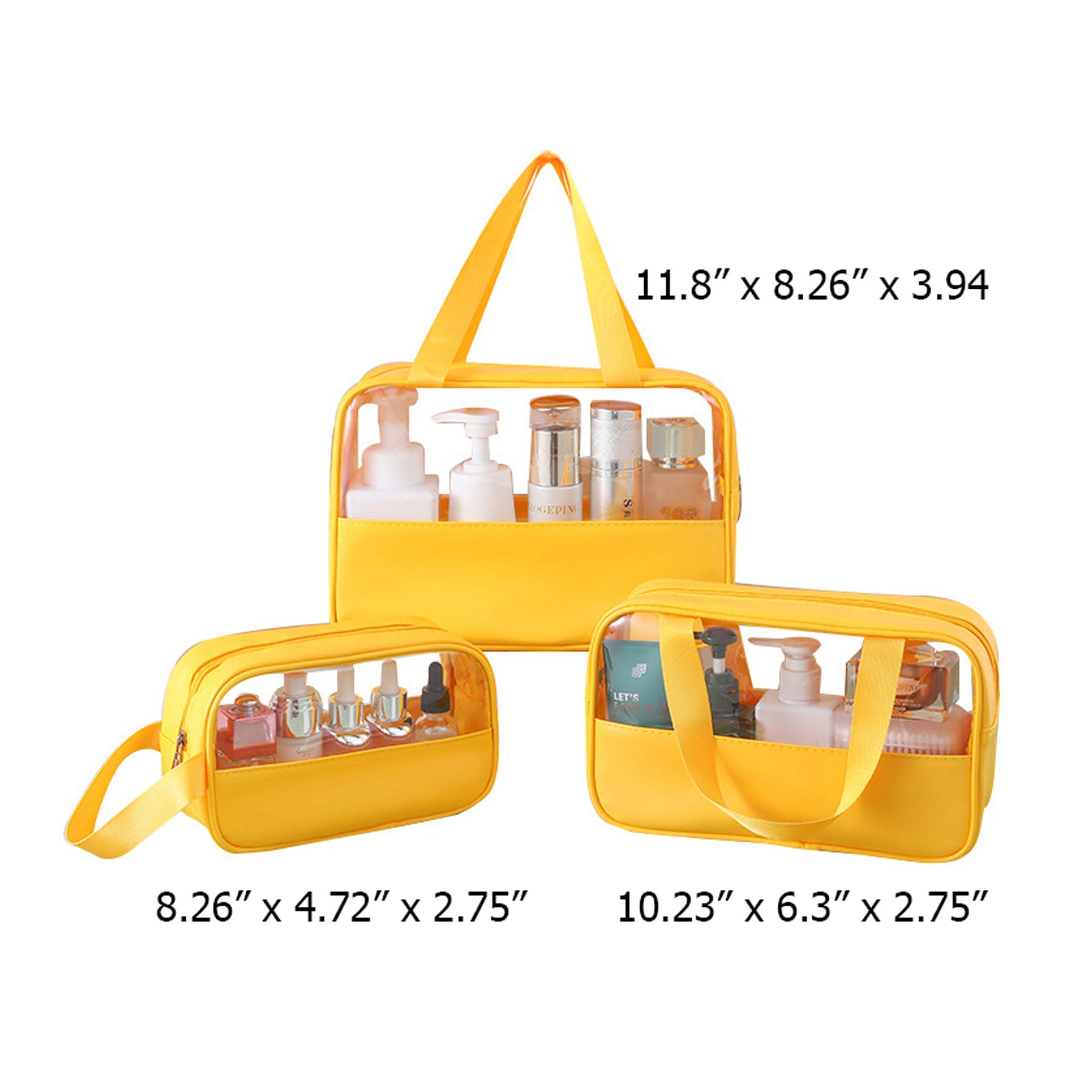 Three Toiletry Bag Set