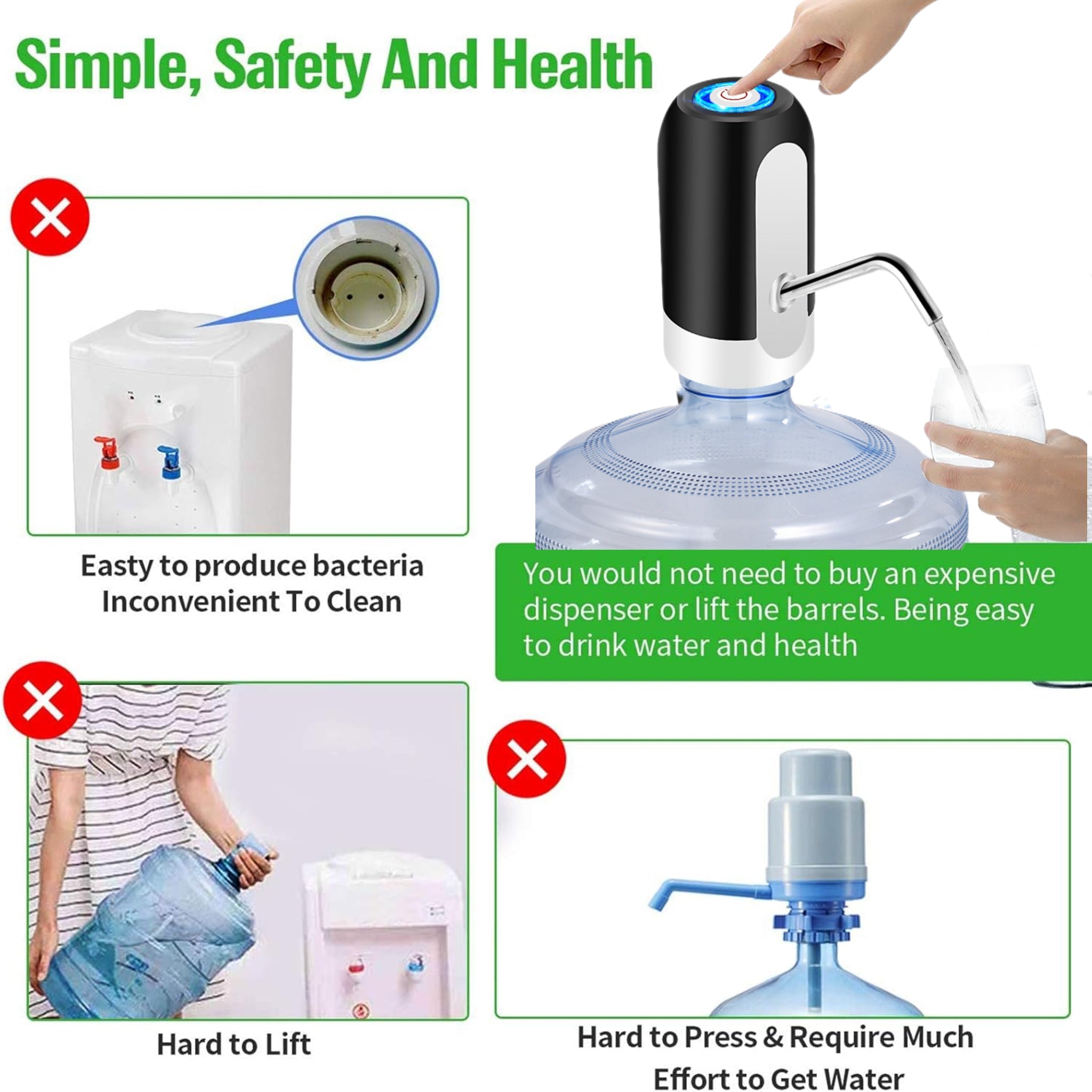 Electric Drinking Portable Water Dispenser