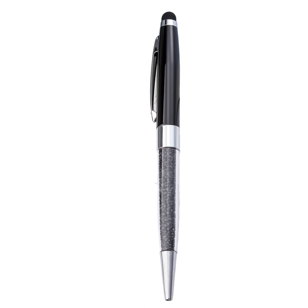 Crystal Ballpoint Pen With Stylus