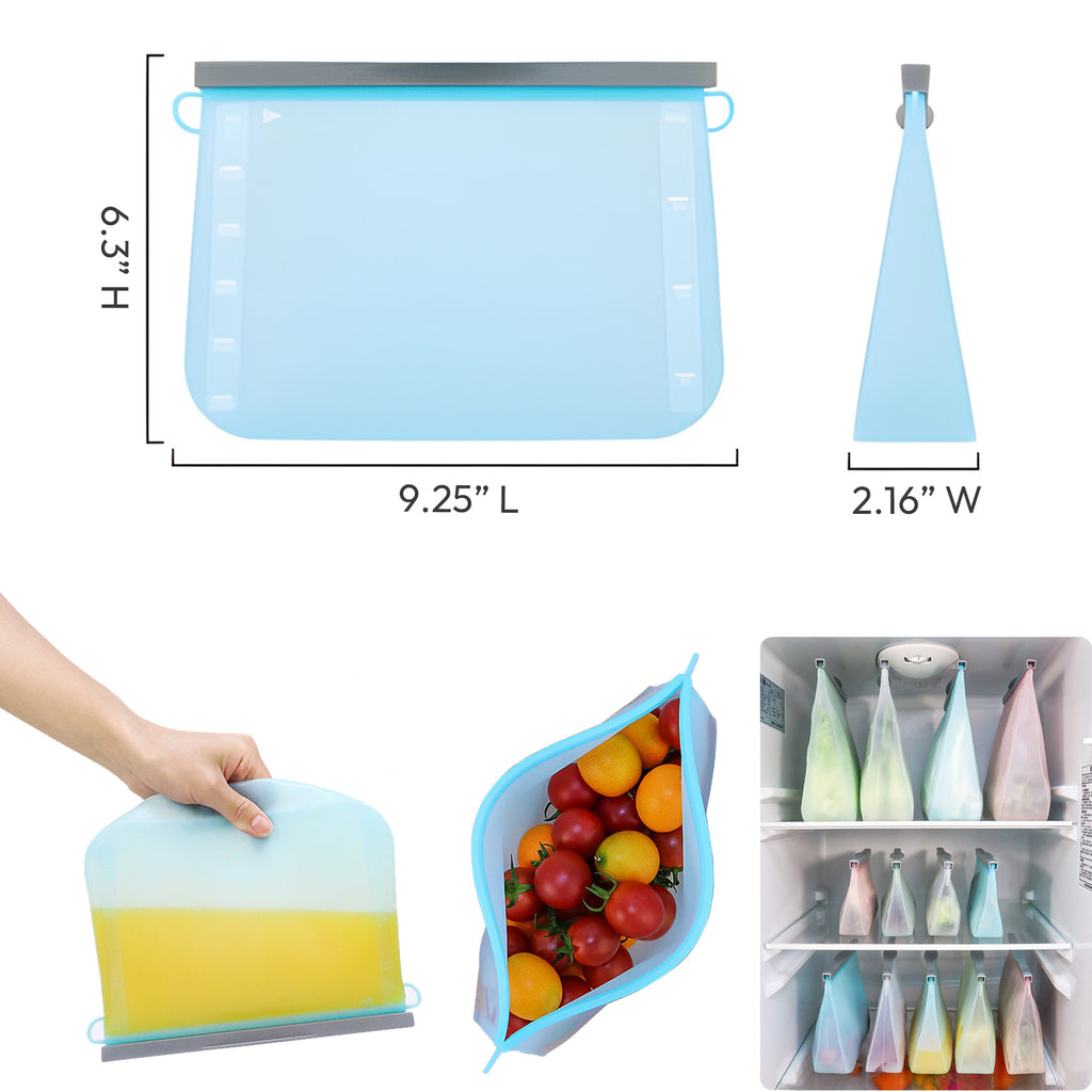 Silicone Food Storage Bags With Zipper
