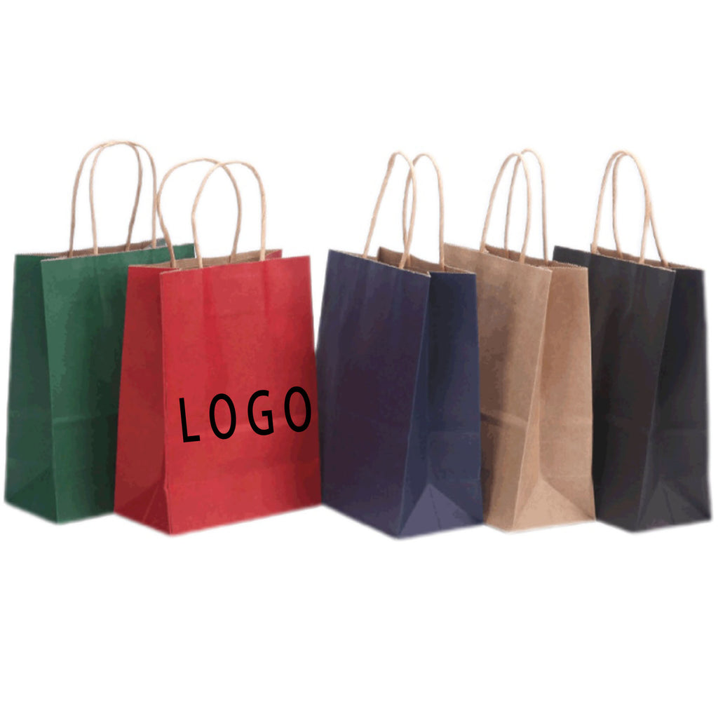 Durable Kraft Paper Bags With Handles - Eco-Friendly