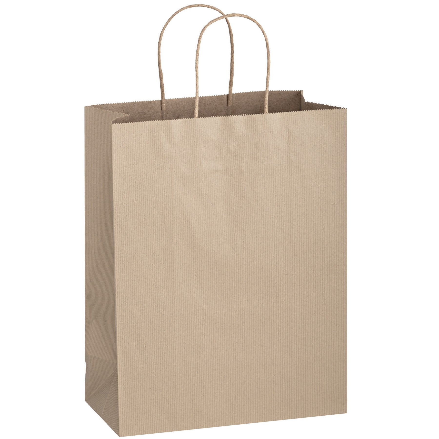 Matte Color Paper Shopper Tote Bag (10"x5"x13")