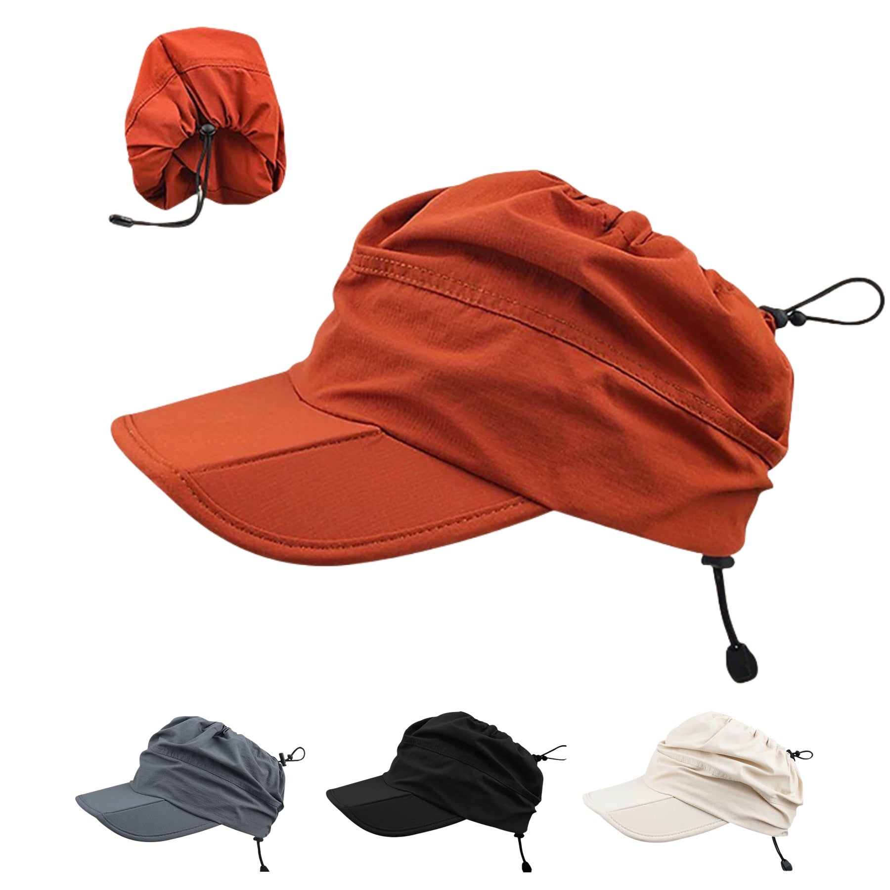 Portable Quick-Dry Visor Baseball Cap