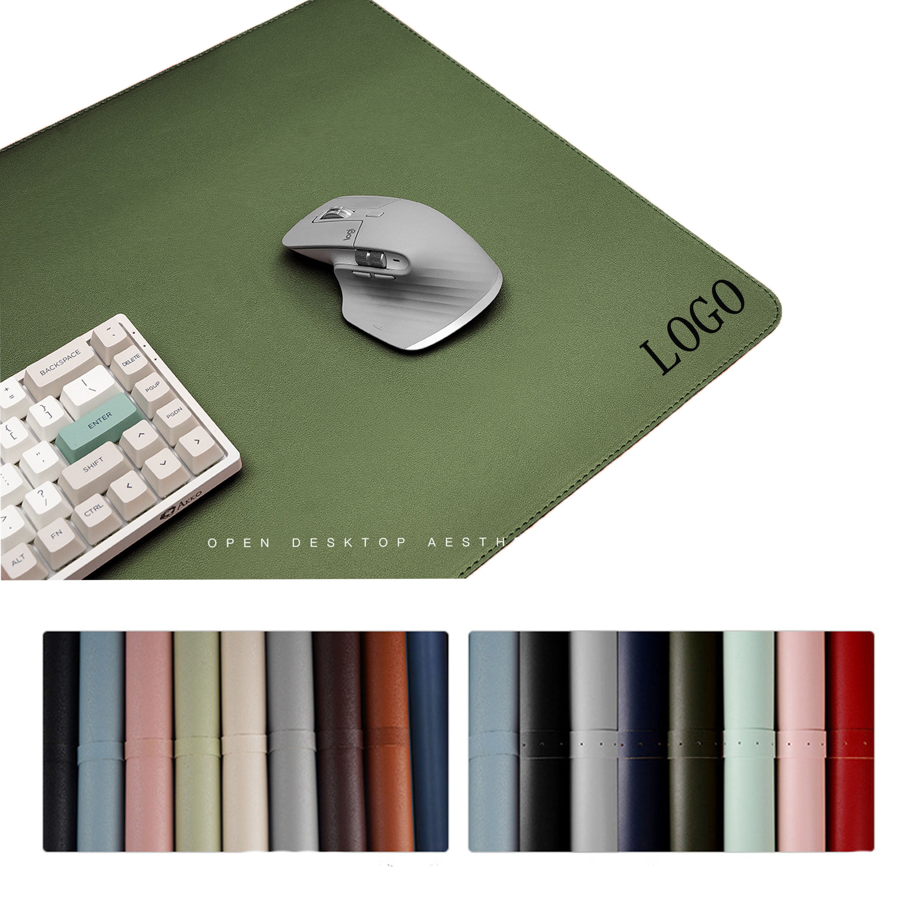 PU Leather Desk Mouse Pads