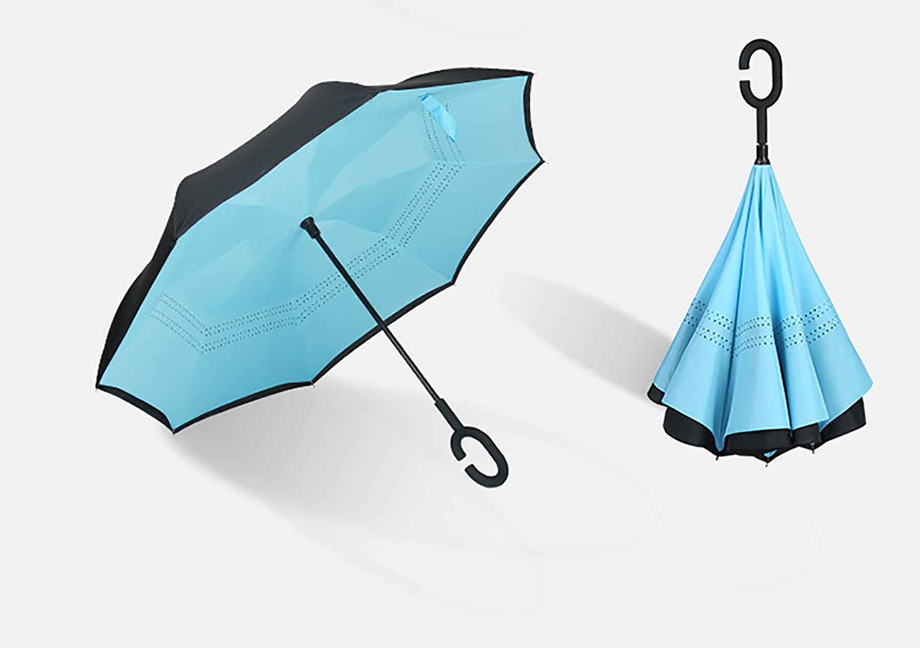 Double Layer Inverted Windproof Reverse Umbrella