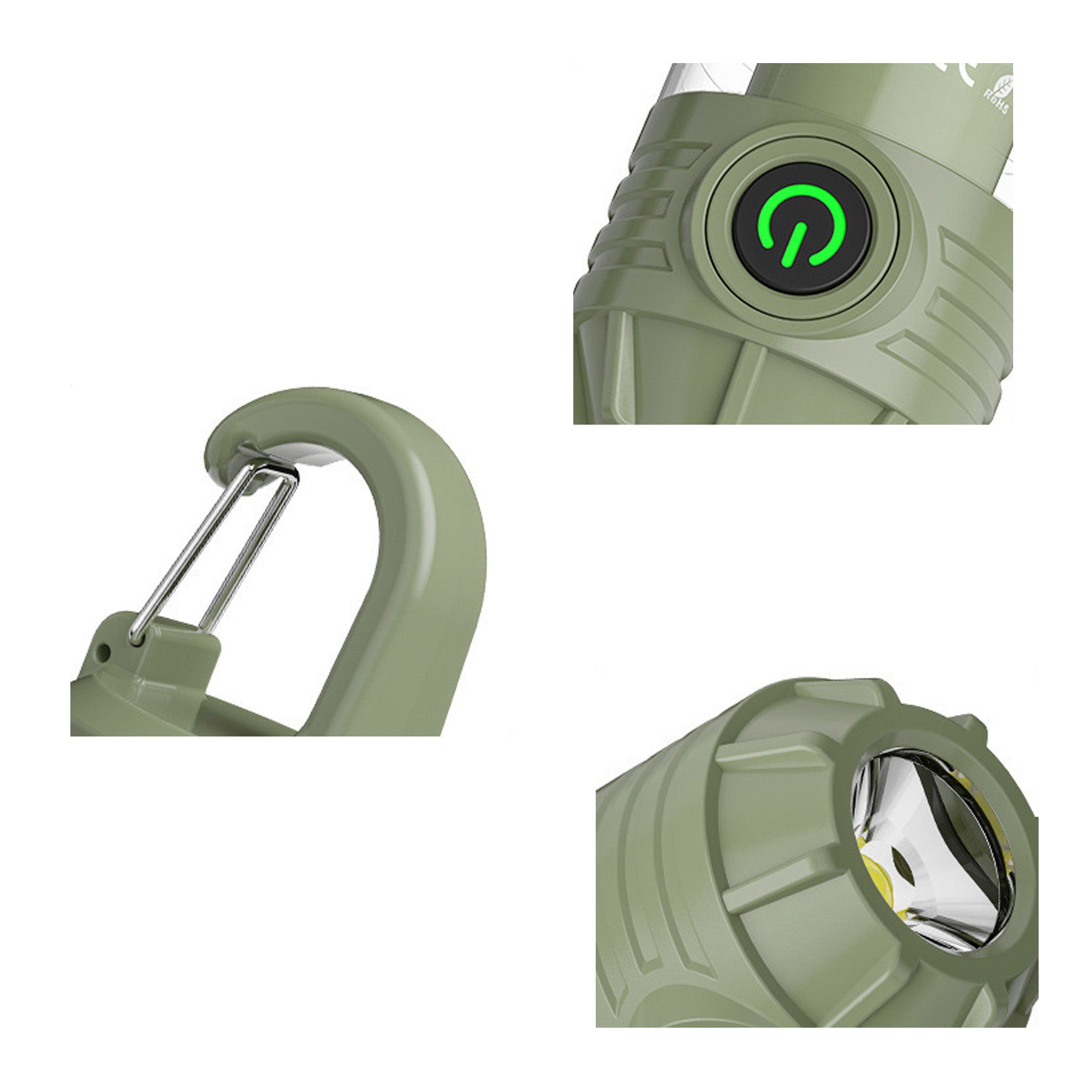 Portable Mini Cylinder Flashlight