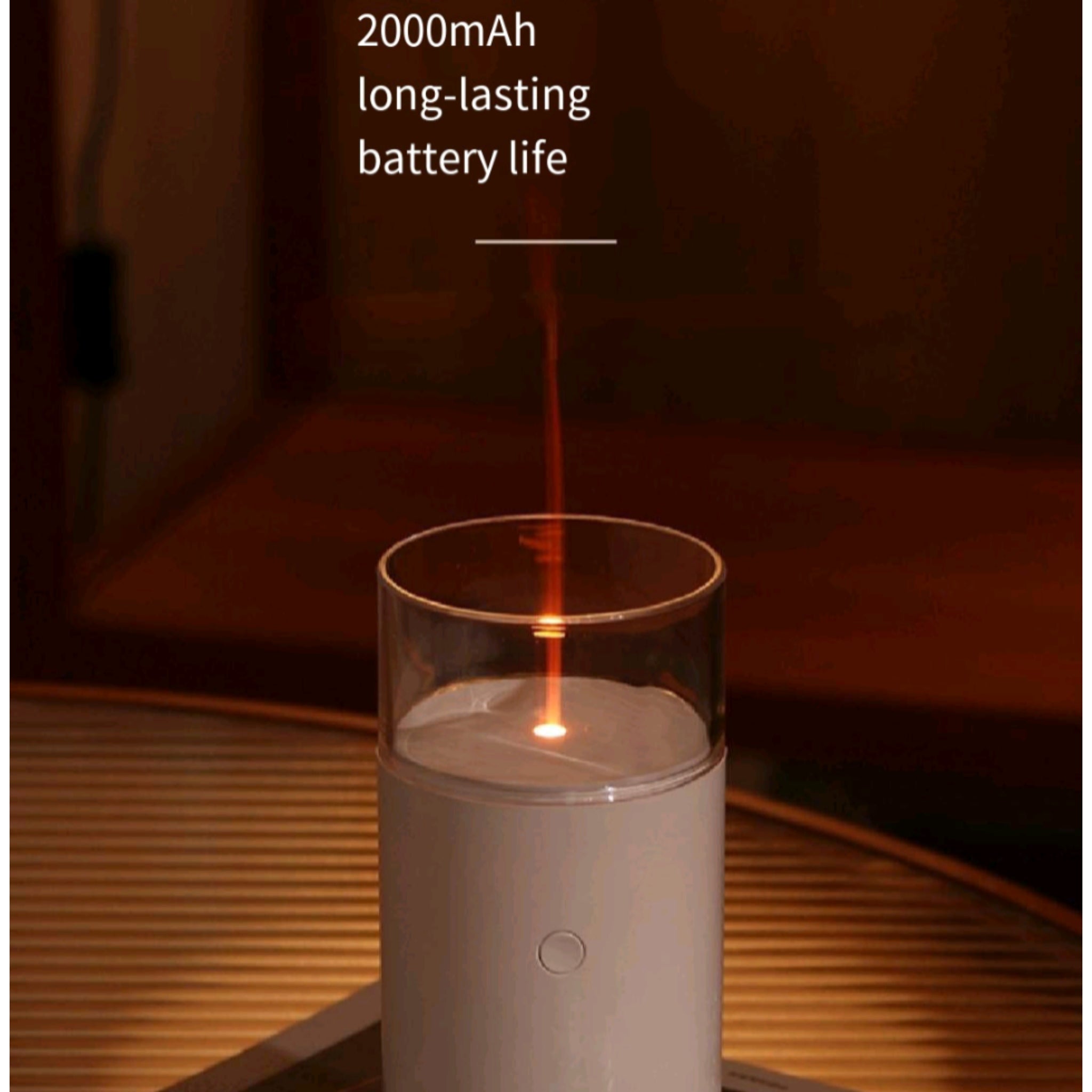 NoFlame Diffuser Flicker Car USB Oil Humidifier