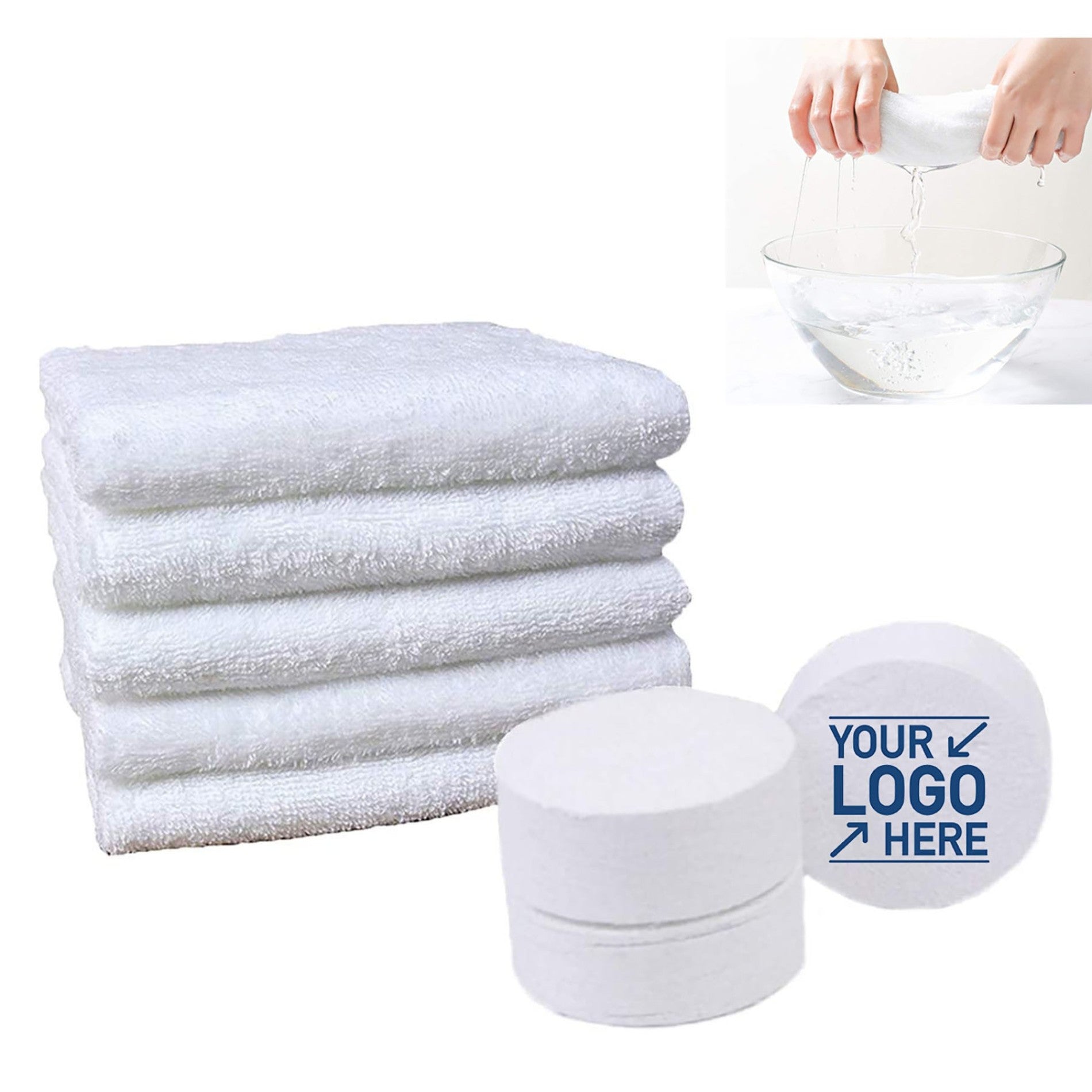 Pure Cotton Disposable Compressed Towel