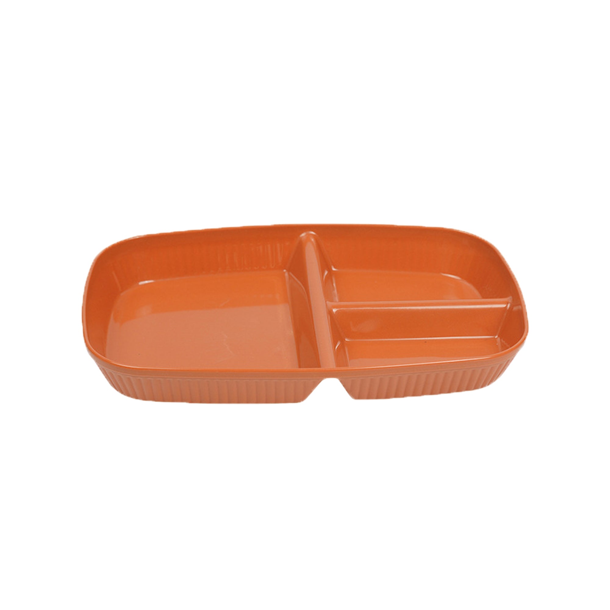 Wheat Straw 3-Section Divided Plate