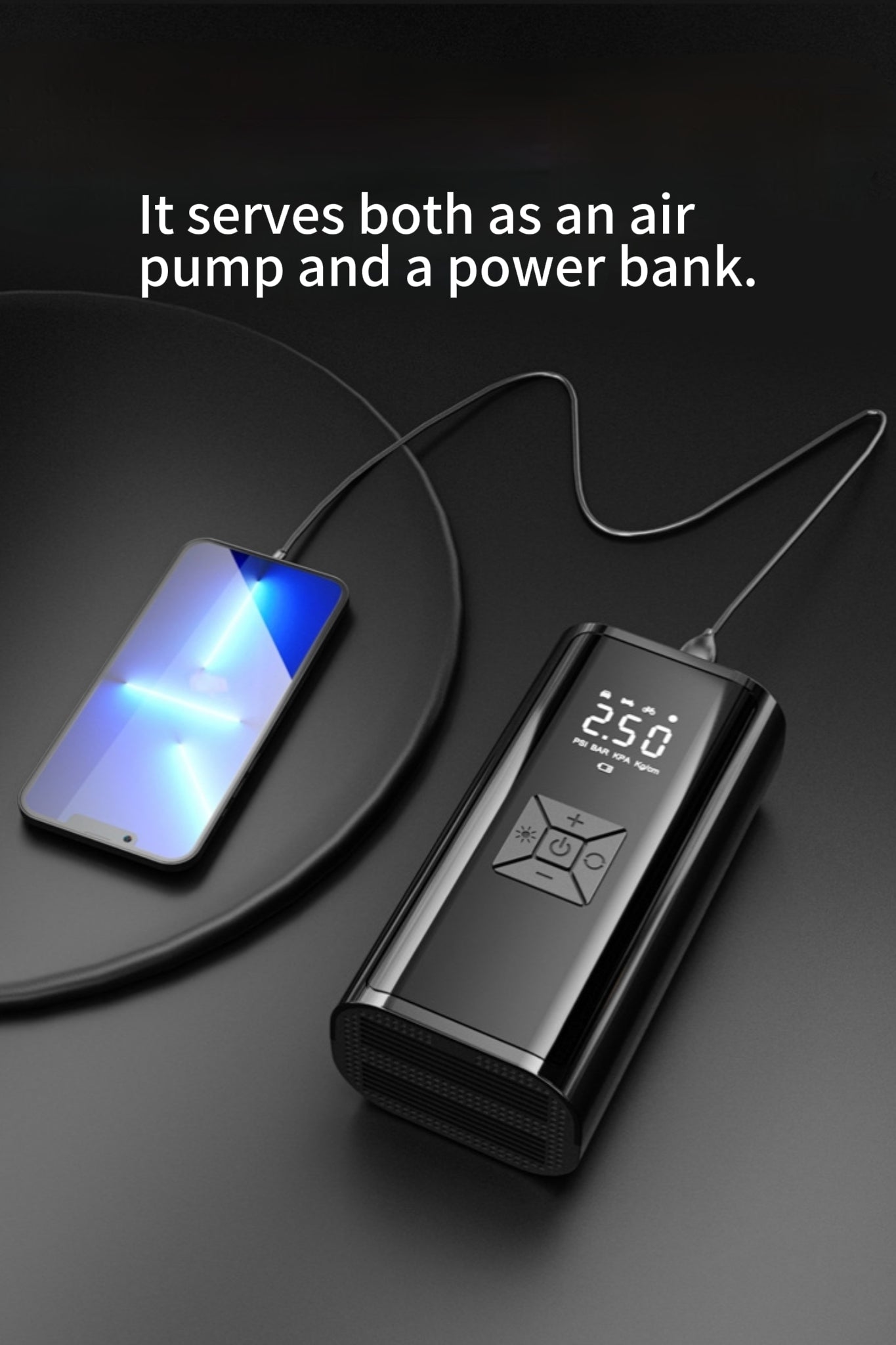 Portable Digital Display Car Air Pump