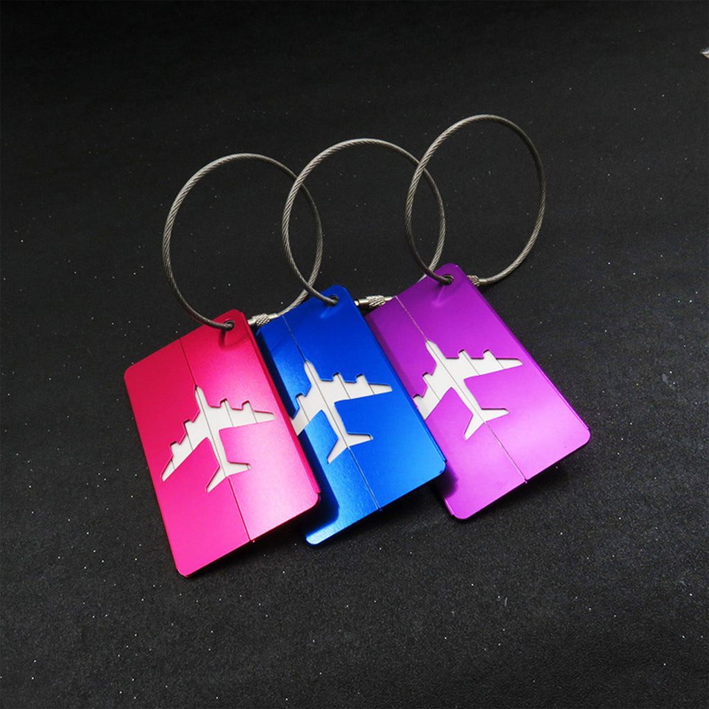 Airplane Styling Aluminum Luggage Tag Baggage Tag