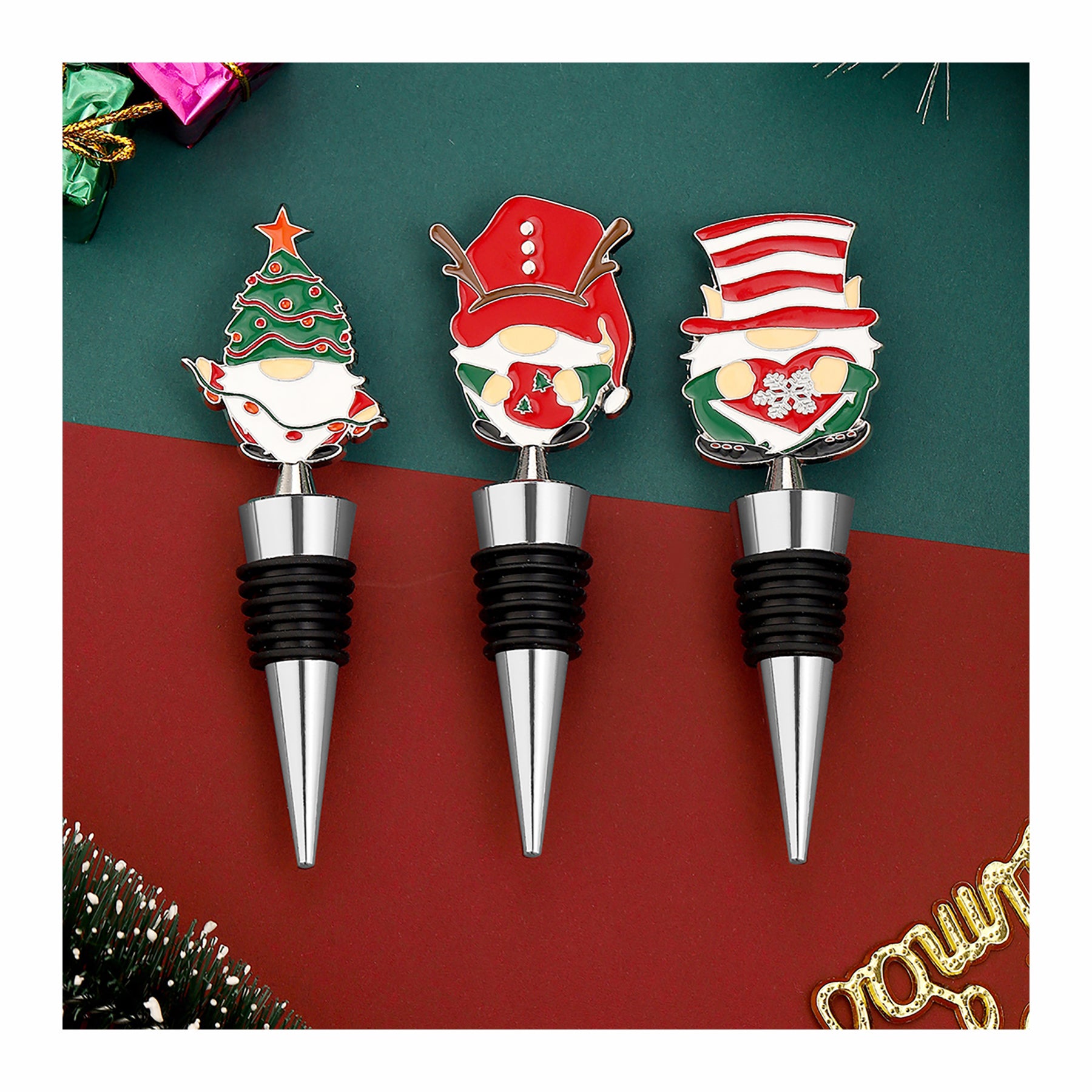 Christmas Red Wine Stopper