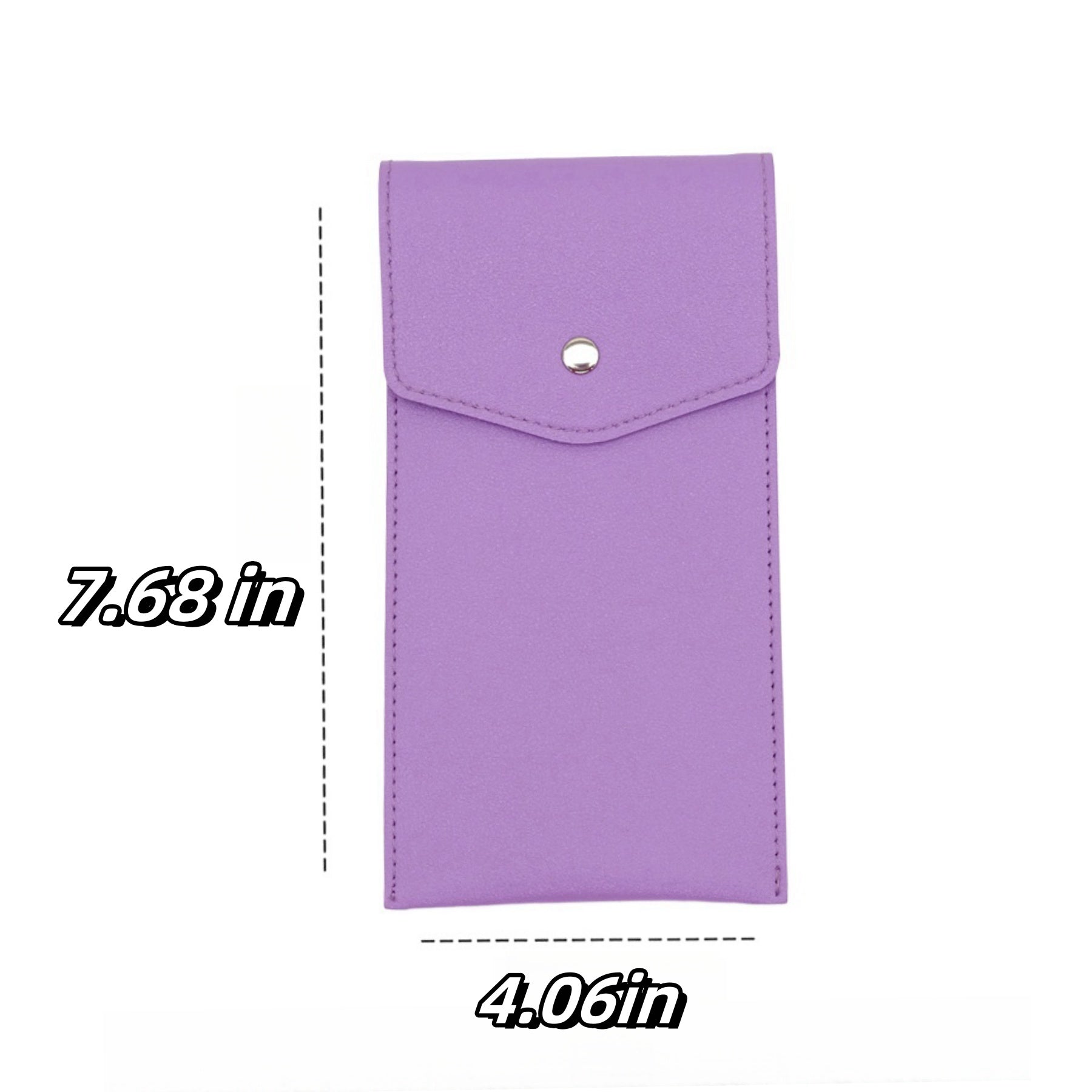 Simple PU Leather Stationery Bag