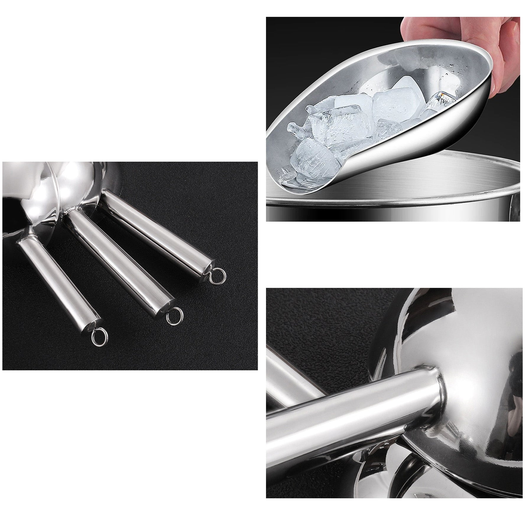 Stainless Steel Multipurpose Kitchen Scoop