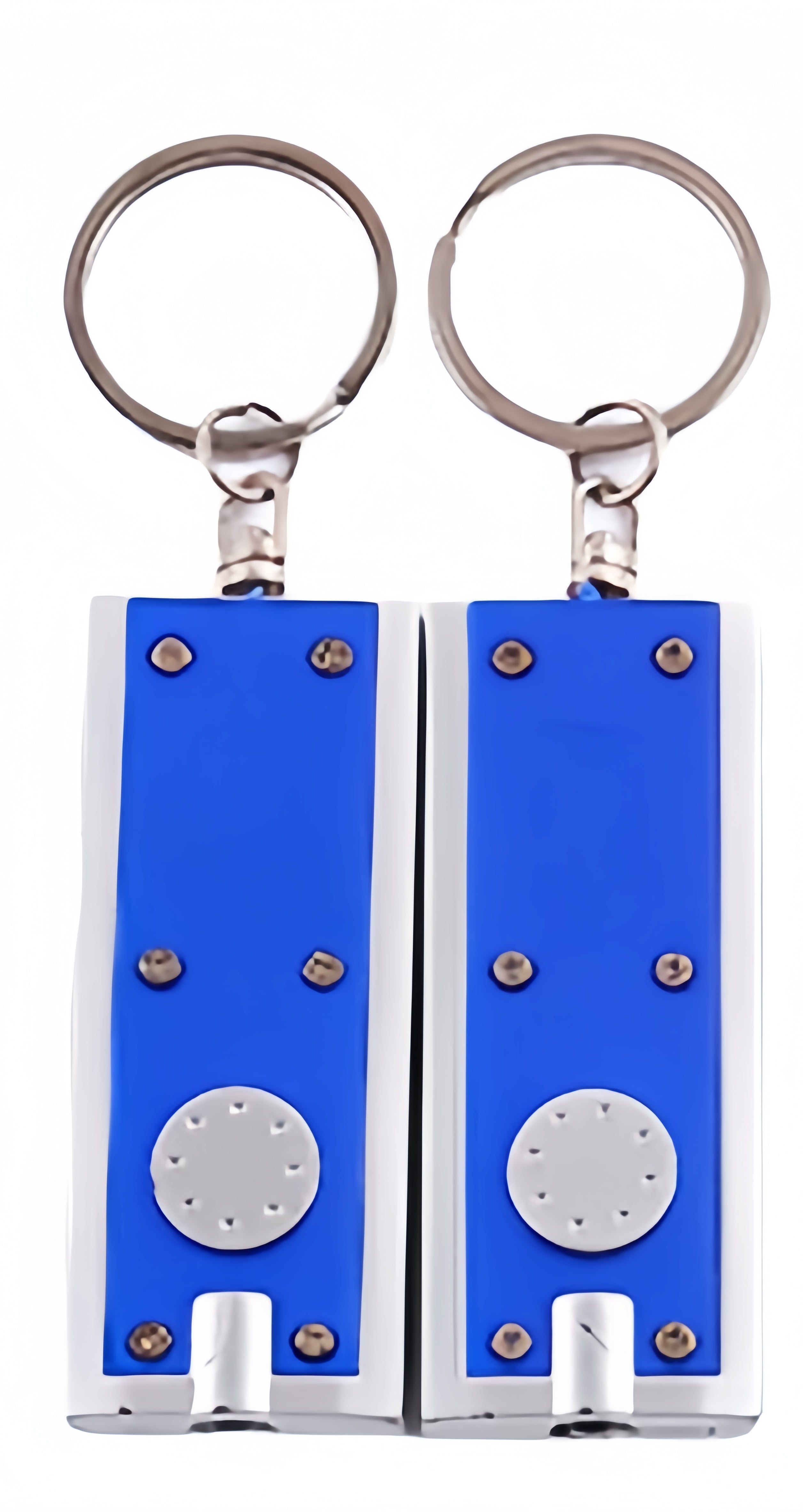 Slim Rectangular Flashlight Key Chain