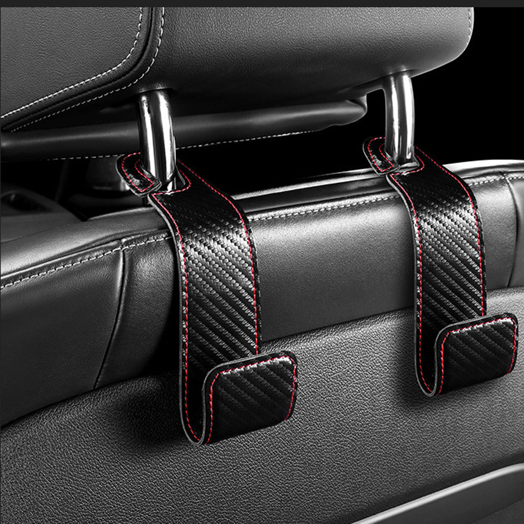 Folding Pu Leather Car Seat Headrest Hook