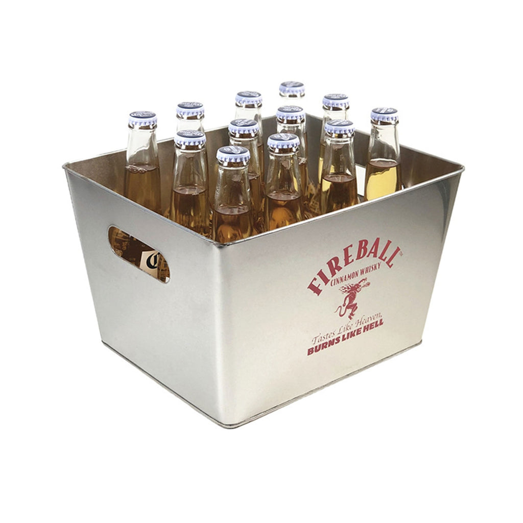 Galvanized Square Beverage Tub Ice Bucket