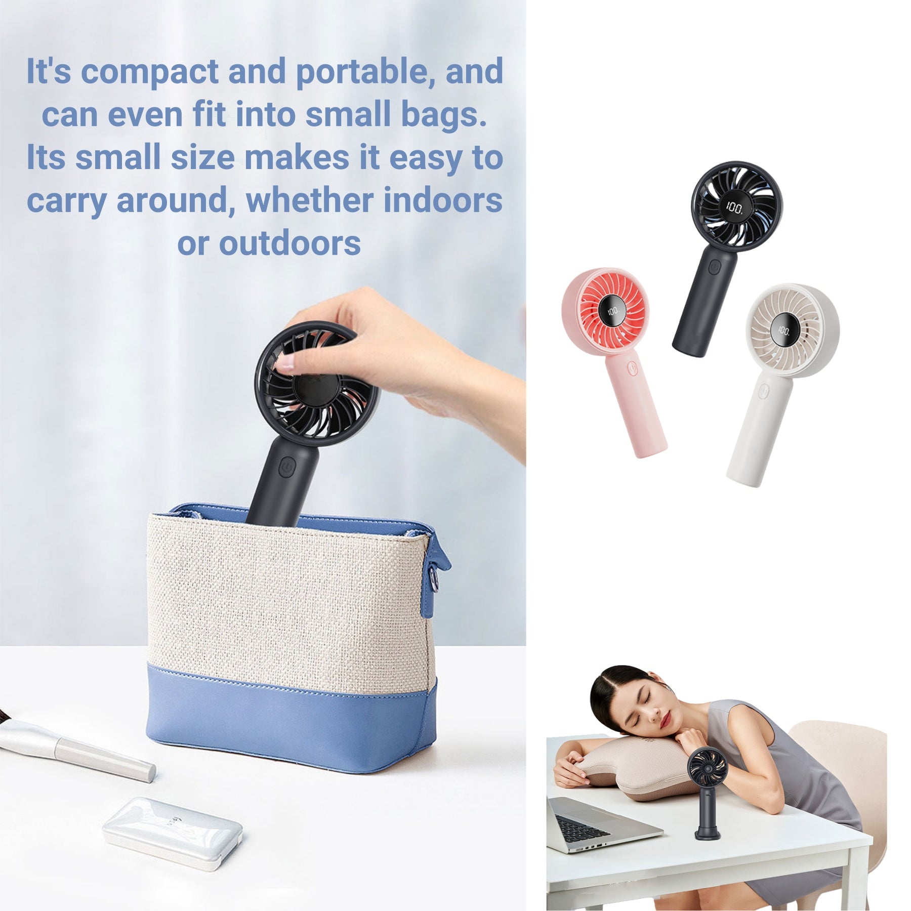 Powerful Handheld Fan