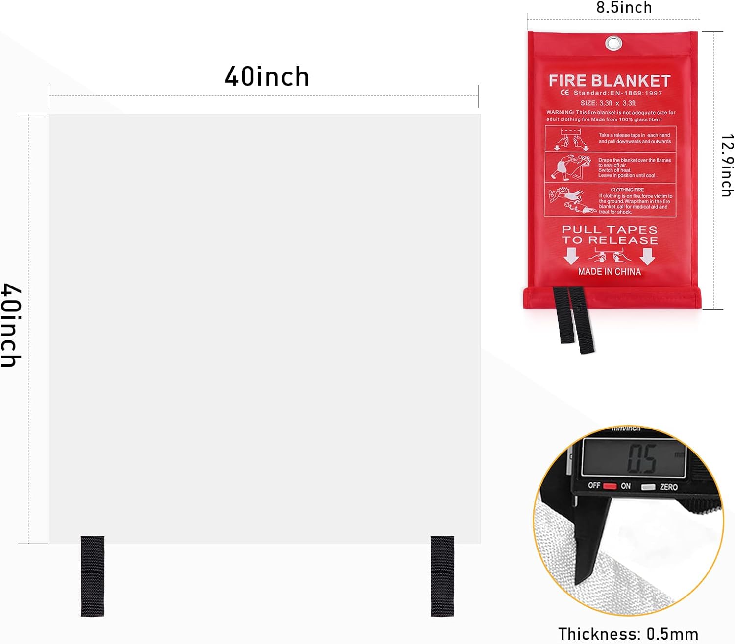 Emergency Fireproof Survival Blanket