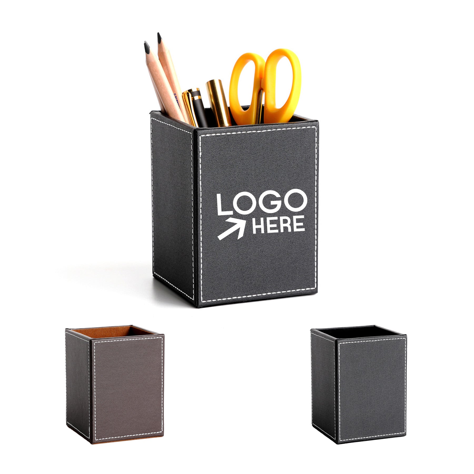 Pu Leather Pen Holder