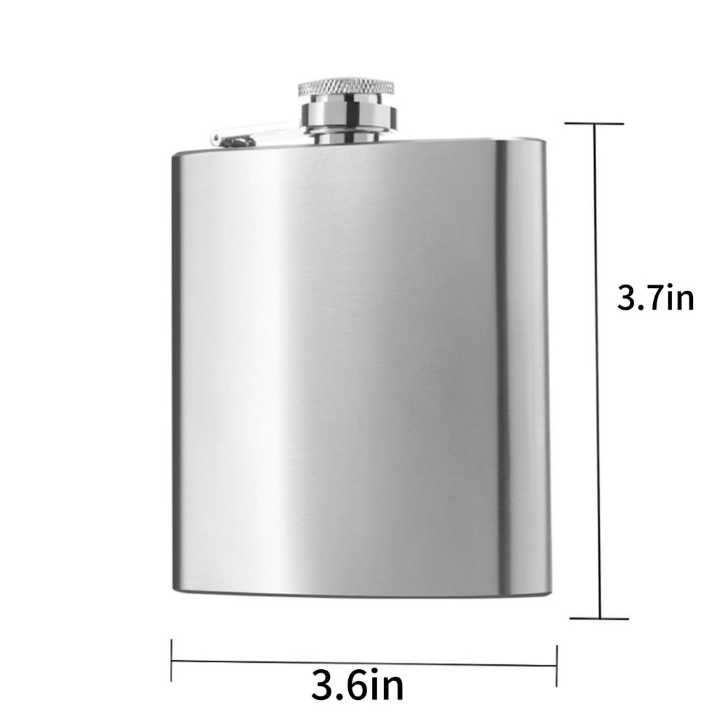 6oz Stainless Steel Hip Flask