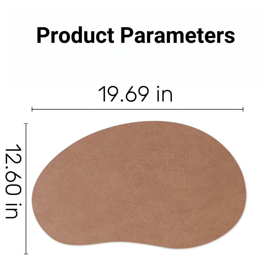 Irregular-Shaped Cowhide Texture Western Placemat
