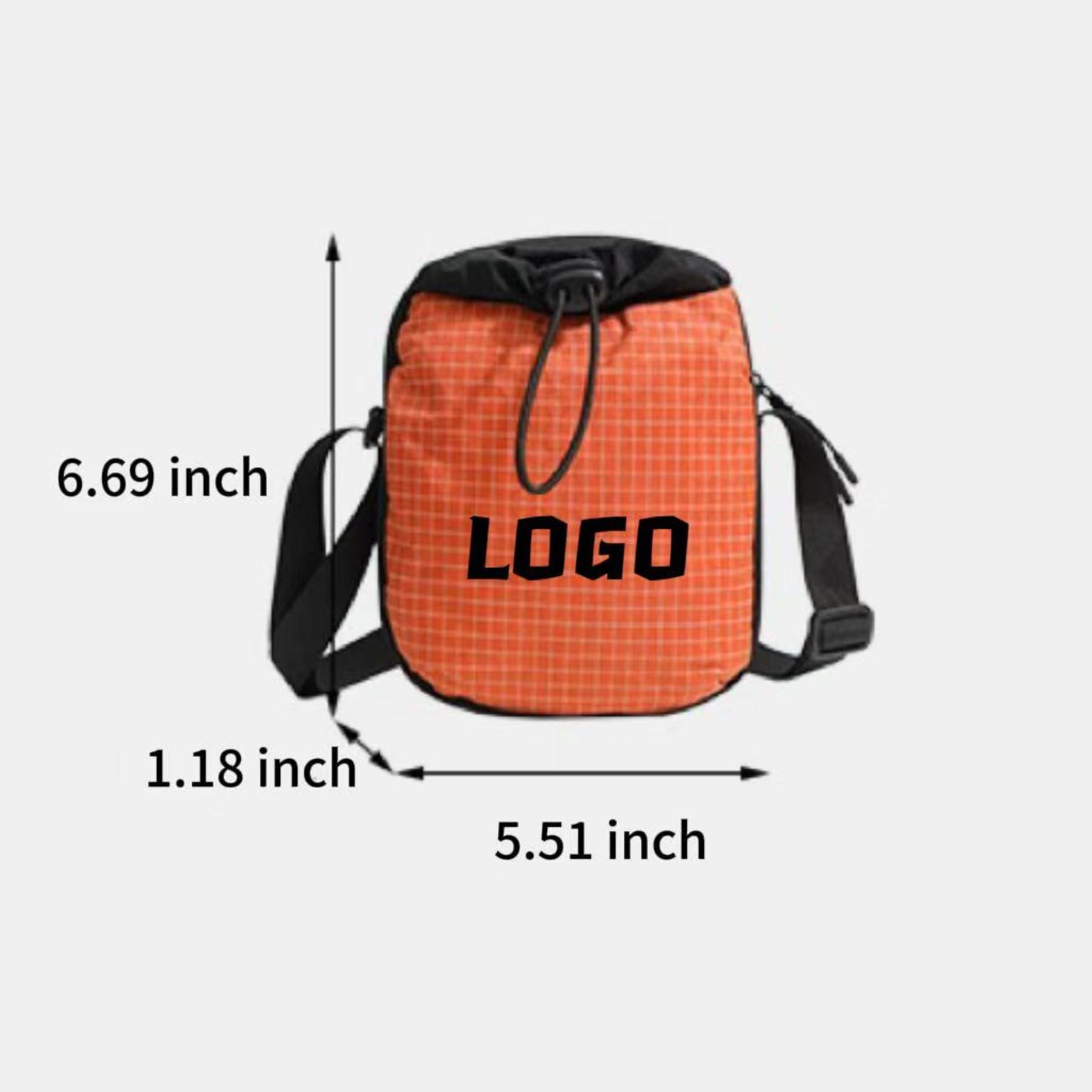 Checkered Crossbody Bag