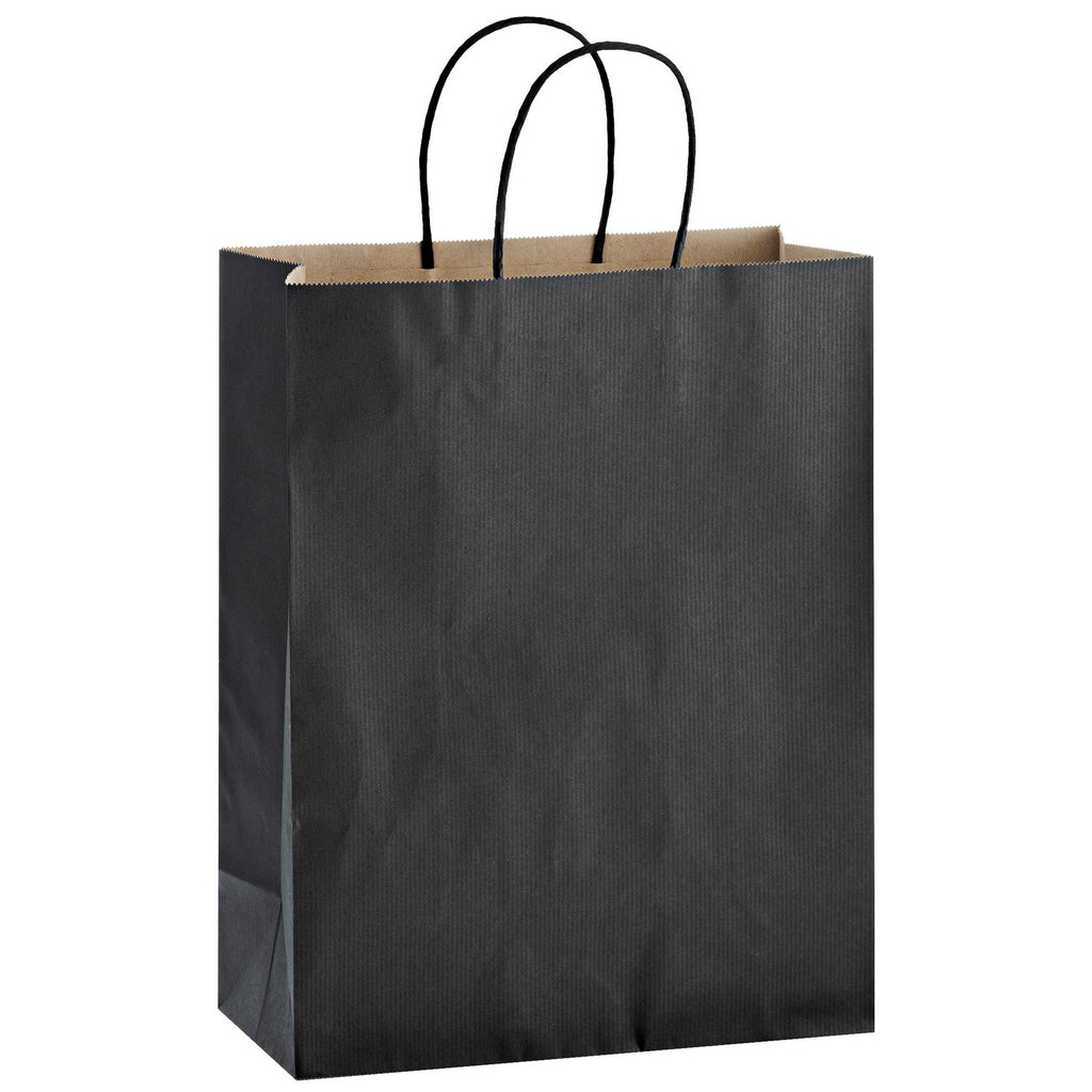Matte Color Paper Shopper Tote Bag (10"x5"x13")