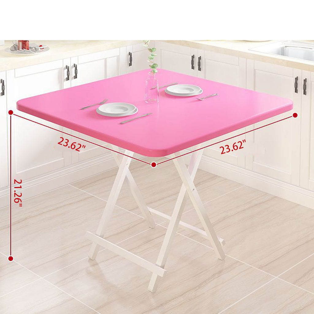 Wood Grain Folding Square Table