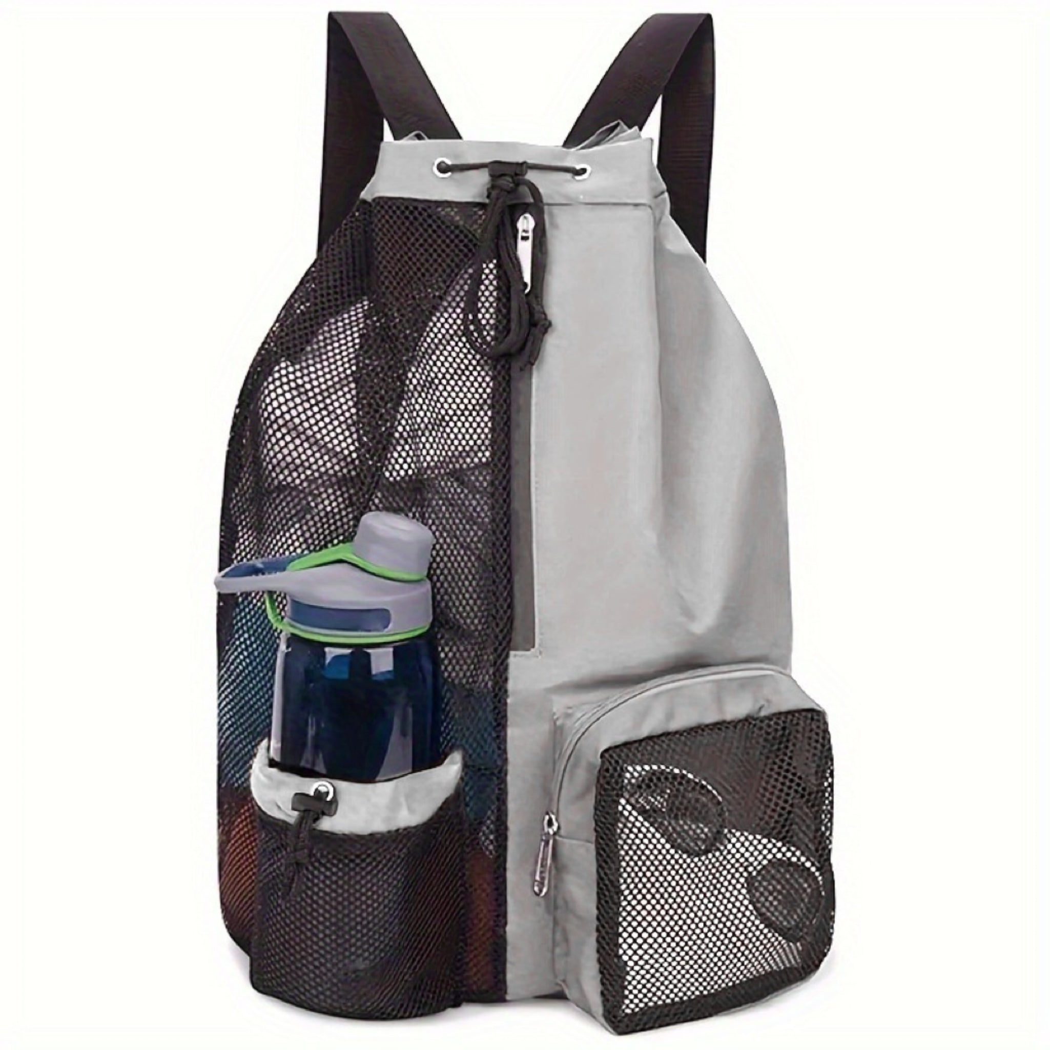 Mesh drawstring backpack