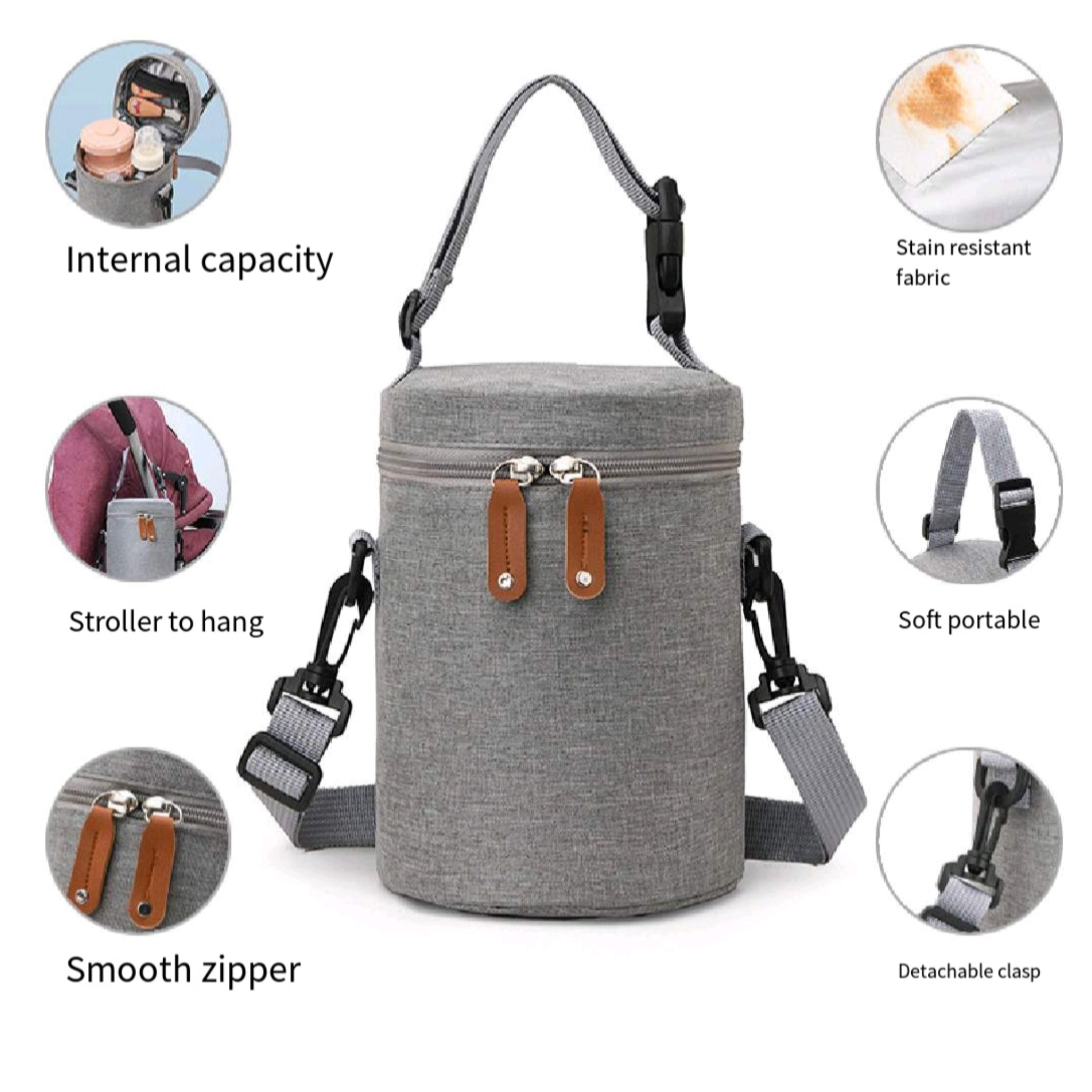 Maternity And Infant Insulated Bucket Bag