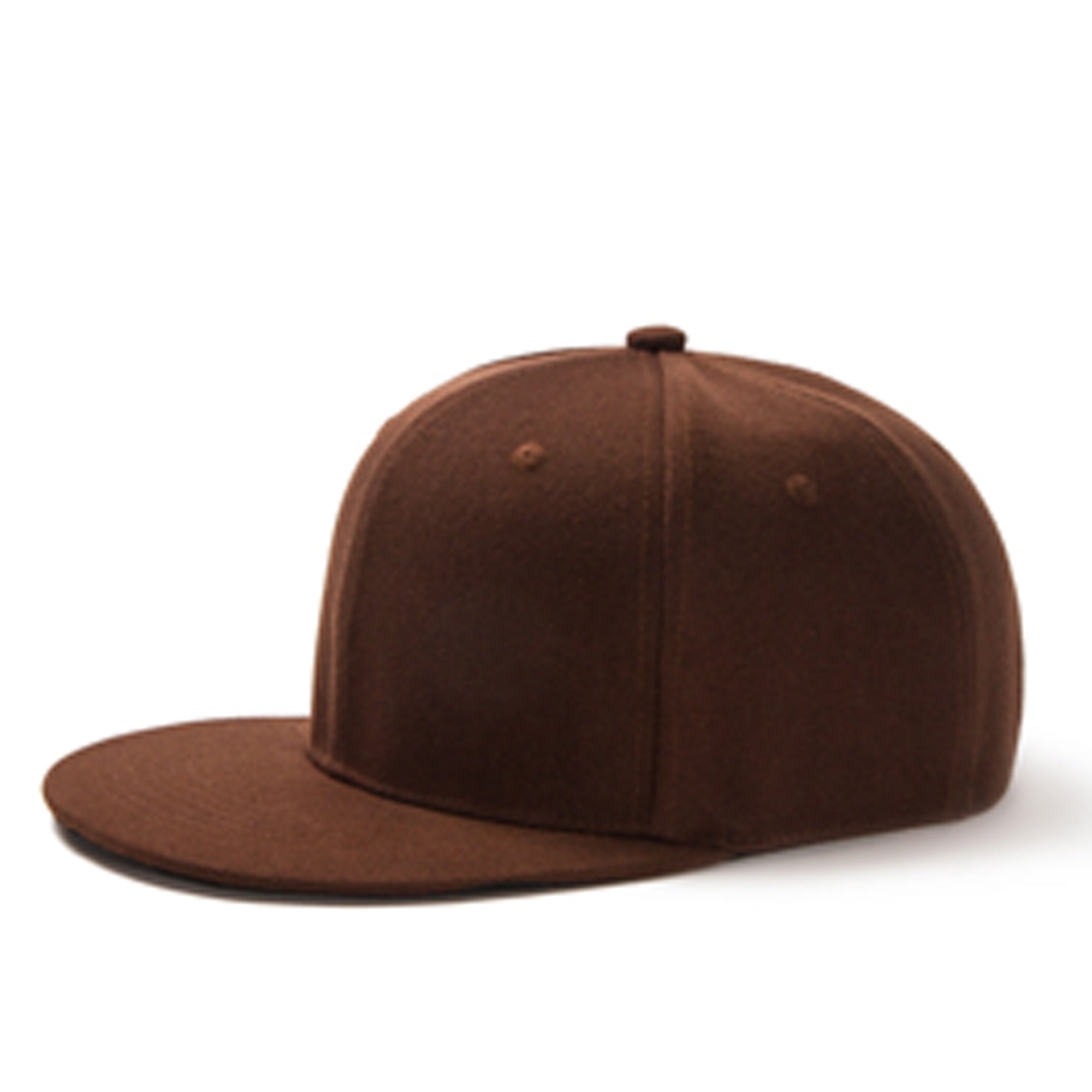 Adjustable Plain Sports Flat-Brim Hat