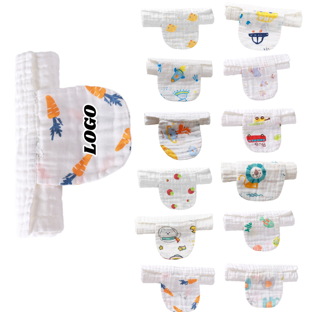 4-Layer Non Woven Baby Sweat Towel Featuring Air Permeability