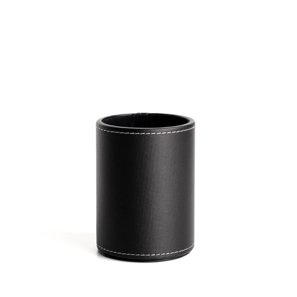 Round Leather Pen Holder