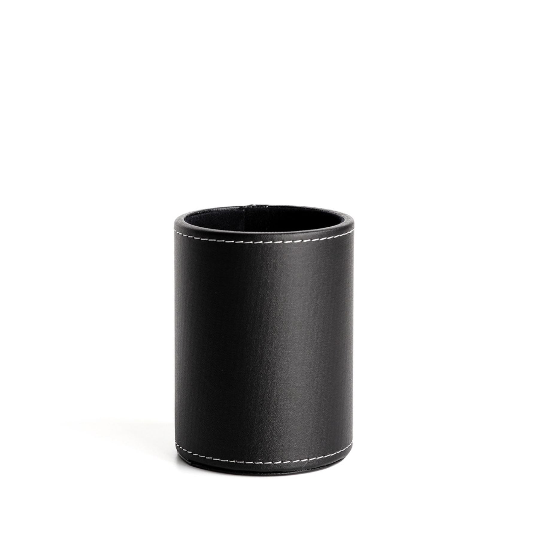 Round Leather Pen Holder