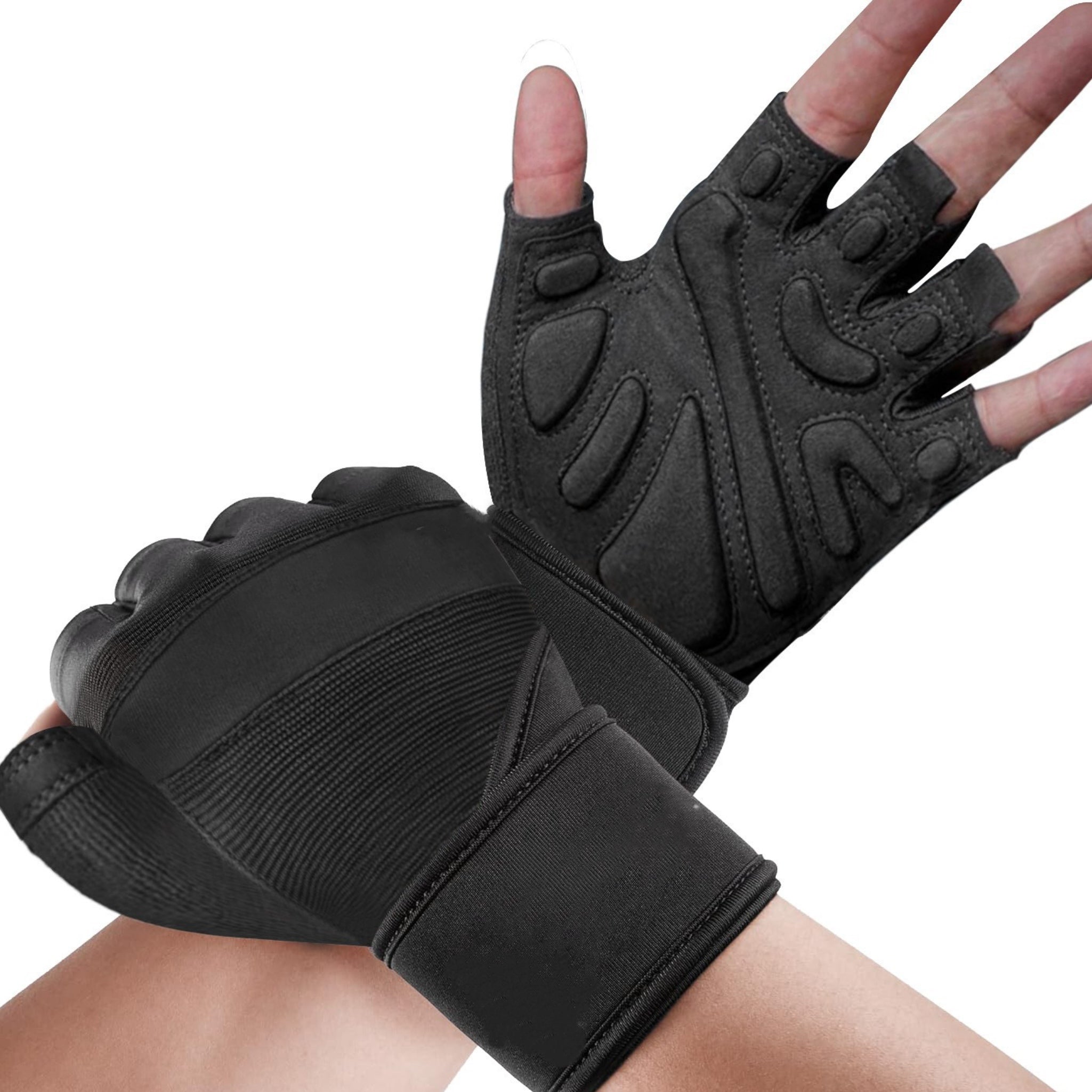 Sports Wristband Anti-Slip Half-Finger Gloves