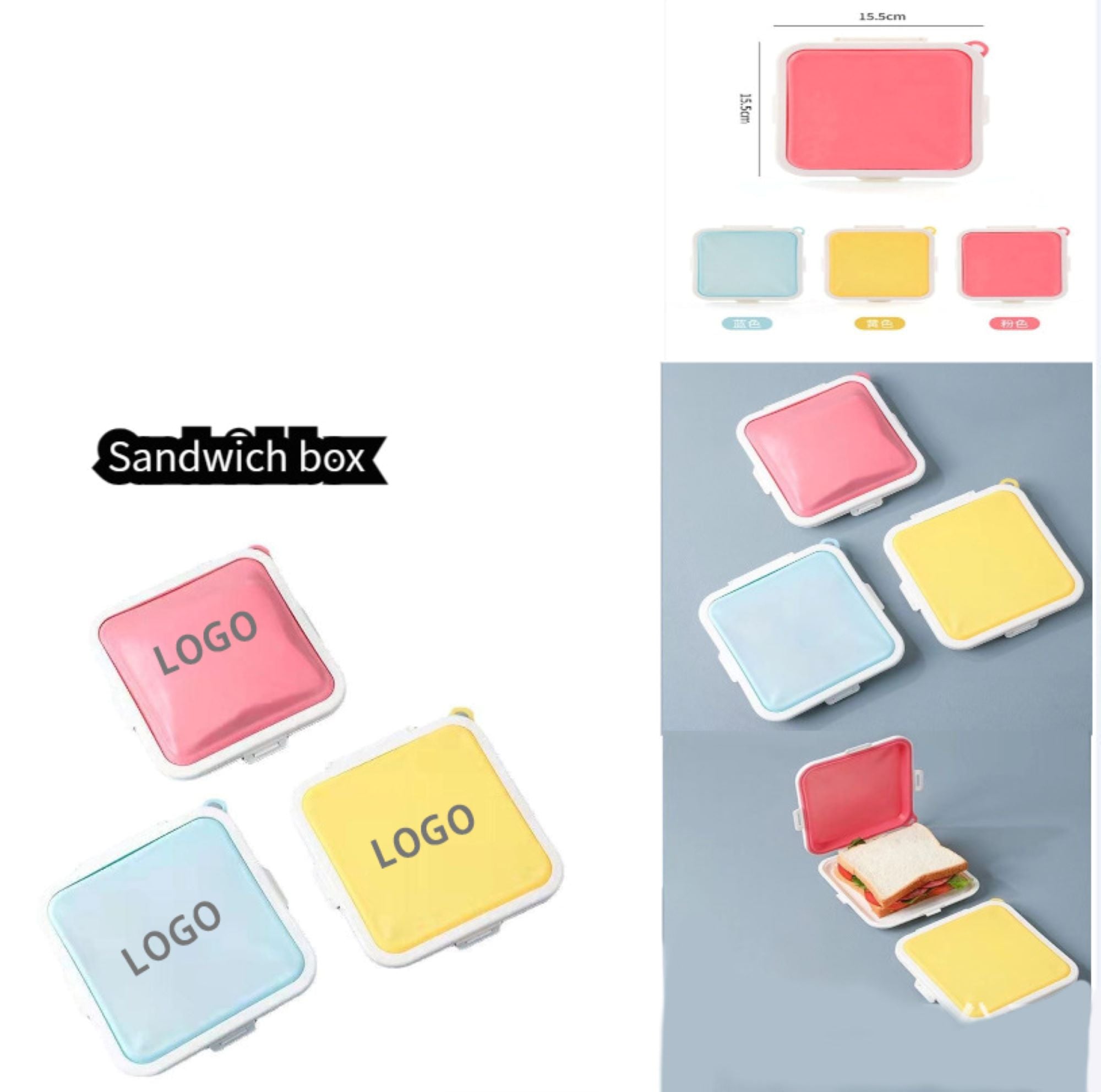 Silicone Sandwich Bread Storage Box